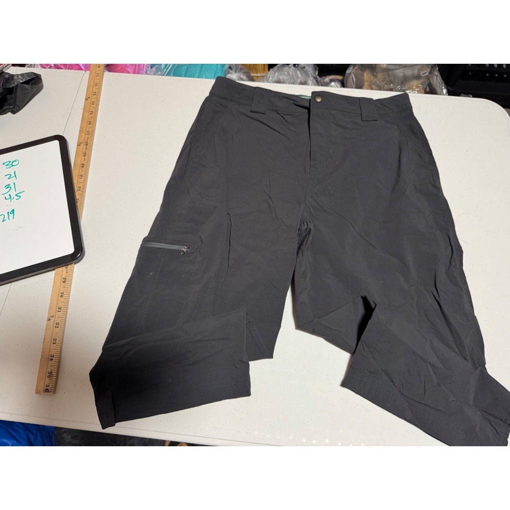 L.L. Bean Women's Black Nylon Hiking Pants Small Outdoor Trail Travel Quick-Dry